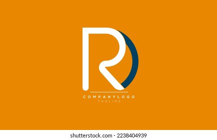 Alphabet letters Initials Monogram logo RD, RD INITIAL, RD letter