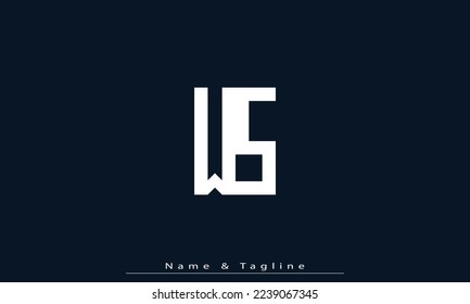 Alphabet letters Initials Monogram logo WS , SW