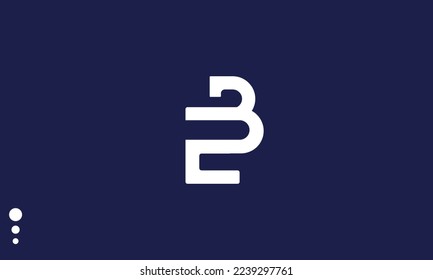 Letras alfabéticas Iniciales Logotipo Monograma EB, BE, E y B