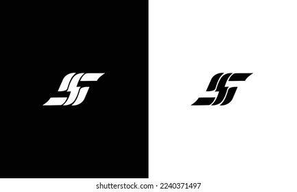 Alphabet letters Initials Monogram logo SS S