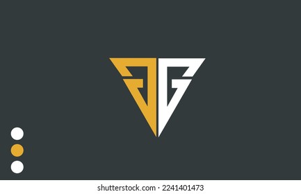 Alphabet letters Initials Monogram logo GG