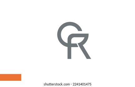 Alphabet letters Initials Monogram logo GR, RG, G and R