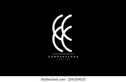 Alphabet letters Initial Monogram logo EE, EE INITIAL, EE Letter