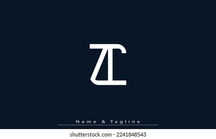 Alphabet letters Initials Monogram logo ZC , CZ