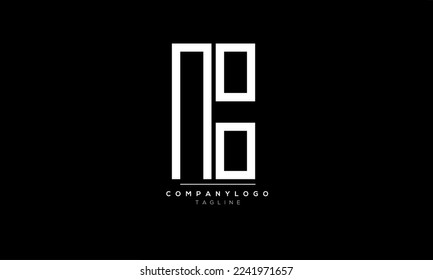 Alphabet letters Initial Monogram logo AB, AB INITIAL, AB letter