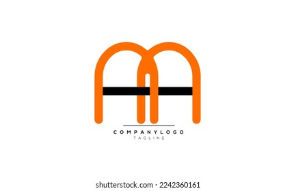 Alphabet letters Initials Monogram logo AA,AA  INITIAL ,AA  letter