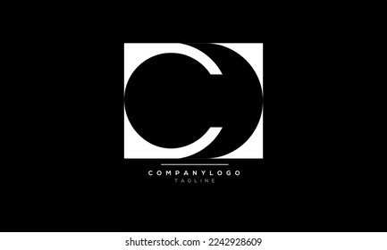 Alphabet letters Initials Monogram logo CD, CD INITIAL, CD letter