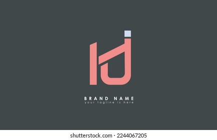 Alphabet letters Initials Monogram logo HJ, JH, H and J