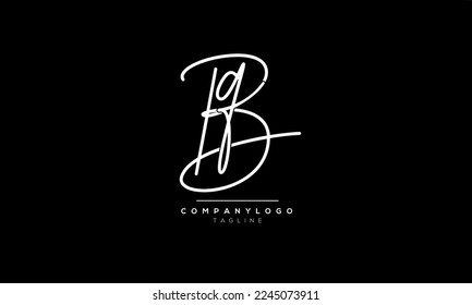 Letras alfabéticas Logo del Monograma BG,BQ,BG,BQ INITIAL,BG,BQ