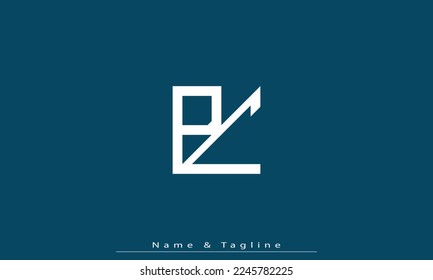 Alphabet letters Initials Monogram logo PC , CP