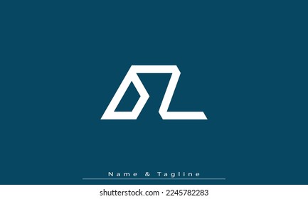 Letras alfabéticas Iniciales Logotipo de monograma OZ , ZO