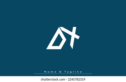 Alphabet letters Initials Monogram logo OX , XO