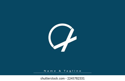 Alphabet letters Initials Monogram logo OX , XO
