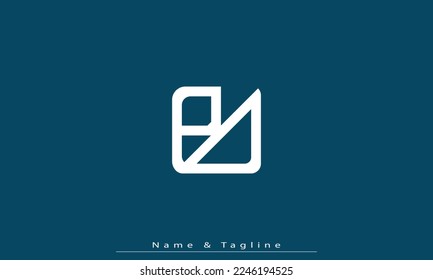 Alphabet letters Initials Monogram logo PD , DP