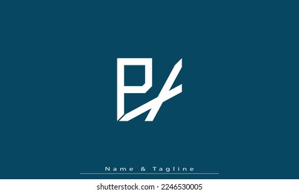 Alphabet letters Initials Monogram logo PX , XP