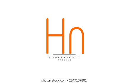 Alphabet letters Initials Monogram logo HA,HA  INITIAL,HA  letter