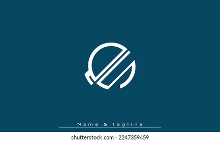 Alphabet letters Initials Monogram logo QS , SQ