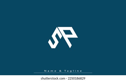 Alphabet letters Initials Monogram logo SP , PS