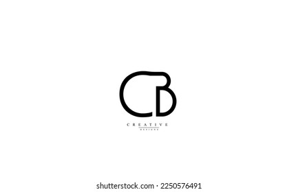 Alphabet letters Initials Monogram logo CB BC C B