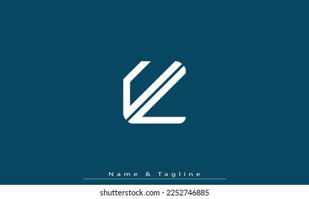 Alphabet letters Initial Monogram Logo UL , LU