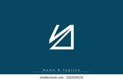 Alphabet letters Initials Monogram logo VD , DV