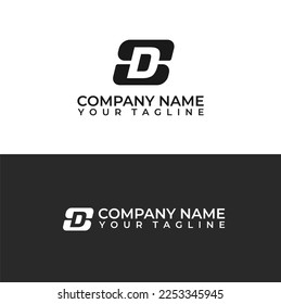 Alphabet letters Initials Monogram logo vector DS, SD