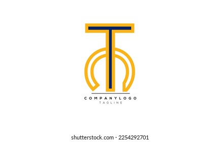 Alphabet letters Initial Monogram Logo TA, TA INITIAL, TA Letter
