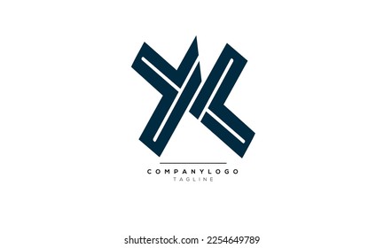 Alphabet letters Initials Monogram logo YX,YX  INITIAL,YX,X  letter
