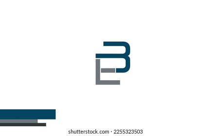 Alphabet letters Initials Monogram logo EB, BE, E and B
