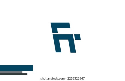 Letras alfabéticas Iniciales logotipo de monograma FT, TF, F y T
