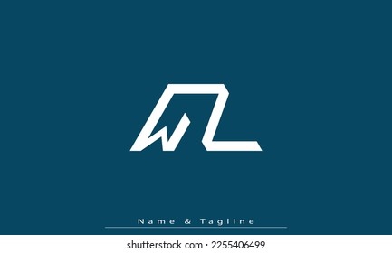 Alphabet letters Initials Monogram logo WZ , ZW