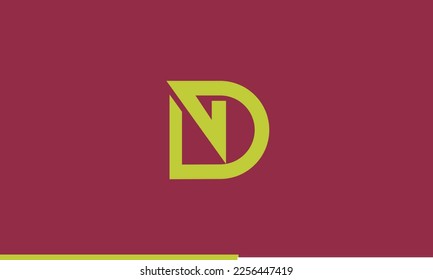 Alphabet letters Initials Monogram logo DV, VD, D and V