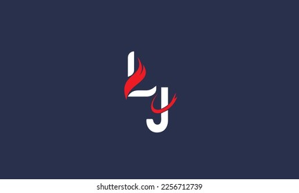 Alphabet letters Initials Monogram logo LJ, JL, L and J