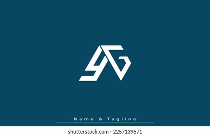 Alphabet letters Initials Monogram logo YG , GY