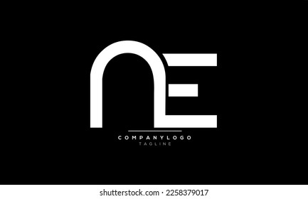 Letras alfabéticas Iniciales Logo Monograma AE, AE INITIAL, carta AE