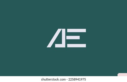 Alphabet letters Initials Monogram logo AE, EA, A and E