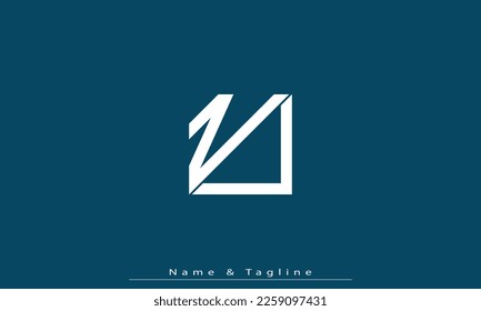 Alphabet letters Initials Monogram logo ZV , VZ