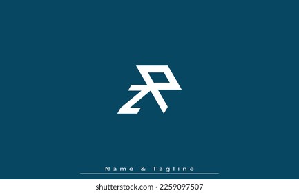 Alphabet letters Initials Monogram logo ZP , PZ