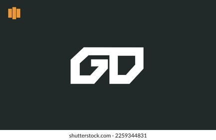 Alphabet letters Initials Monogram logo GD, DG, G and D