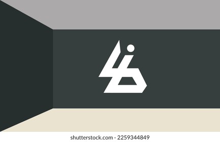 Alphabet letters Initial Monogram Logo LB, BL, L und B