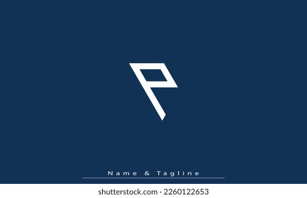 Alphabet letters Initials Monogram logo P
