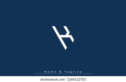 Alphabet letters Initials Monogram logo K