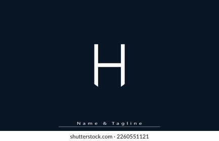 Alphabet letters Initials Monogram logo H 