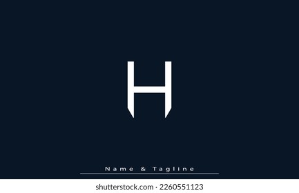 Alphabet letters Initials Monogram logo H 