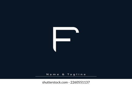 Alphabet letters Initials Monogram logo F 