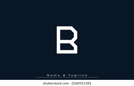 Letras alfabéticas Iniciales Monograma B 