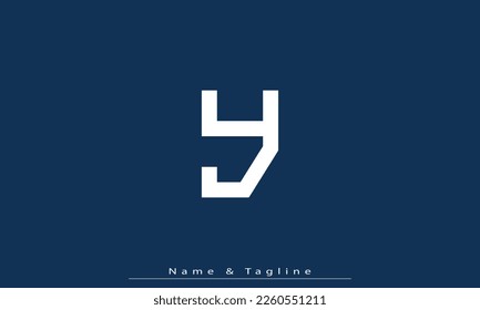Alphabet letters Initials Monogram logo Y 