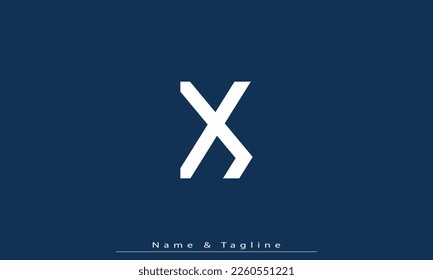 Alphabet letters Initials Monogram logo X 