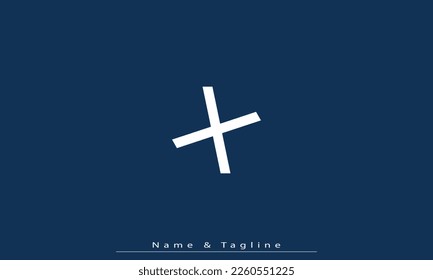 Alphabet letters Initials Monogram logo X 