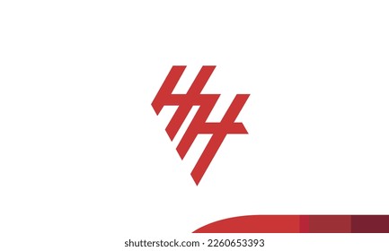 Alphabet letters Initial Monogram Logo HH